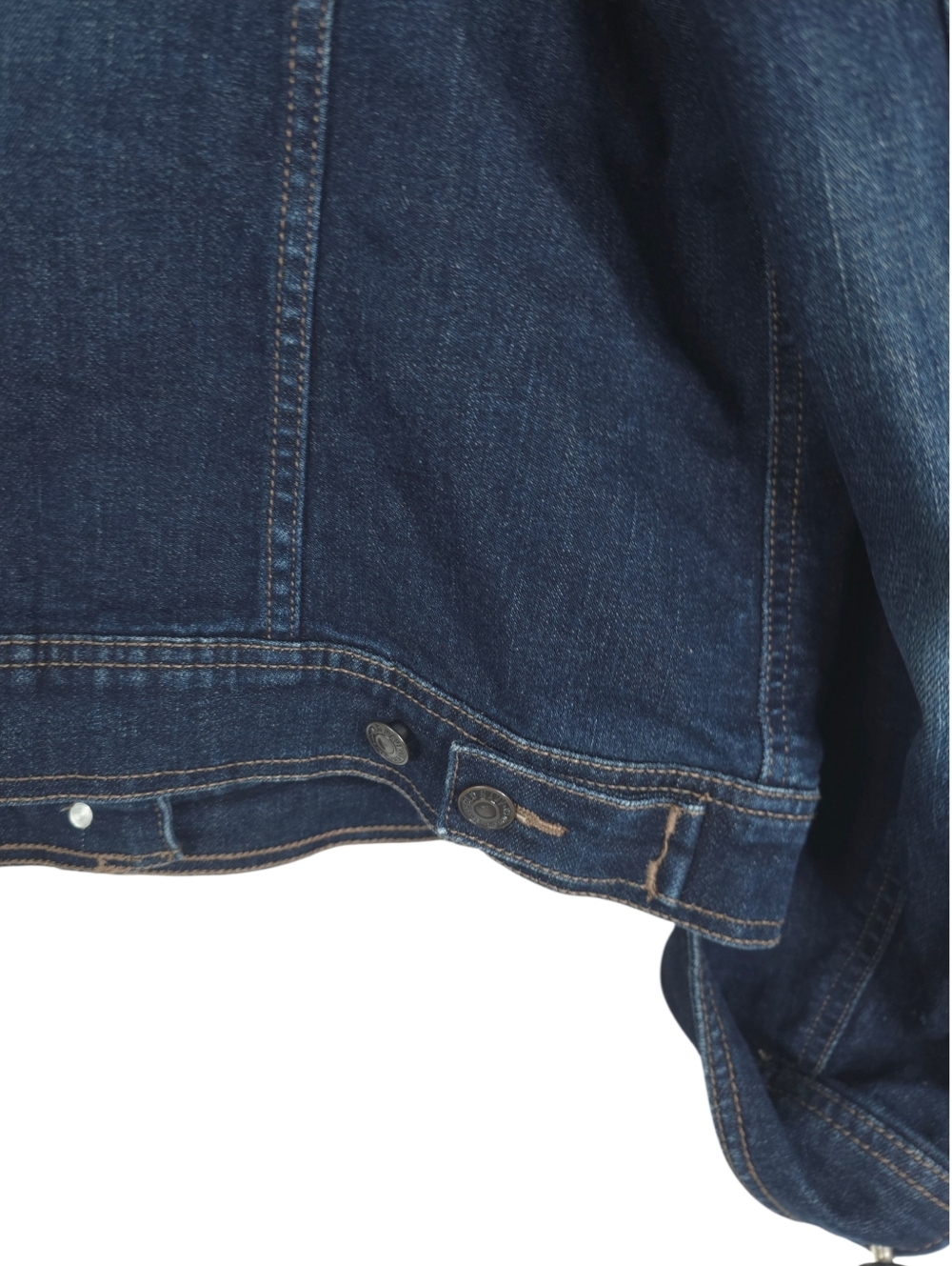 Old NAVY Button Front Waist Length Jean Jacket With Stretch Size XL - Picture 4 of 7